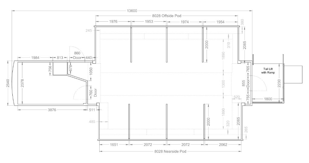 T159 Trailer Floorplan
