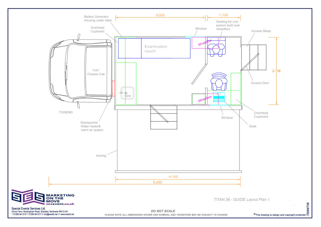 Titan 36 NHS Van Floorplan