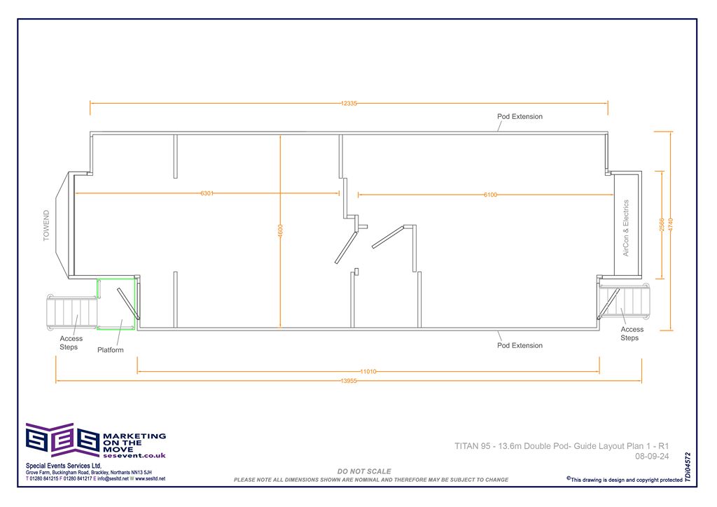 T96 Trailer Floor Plan